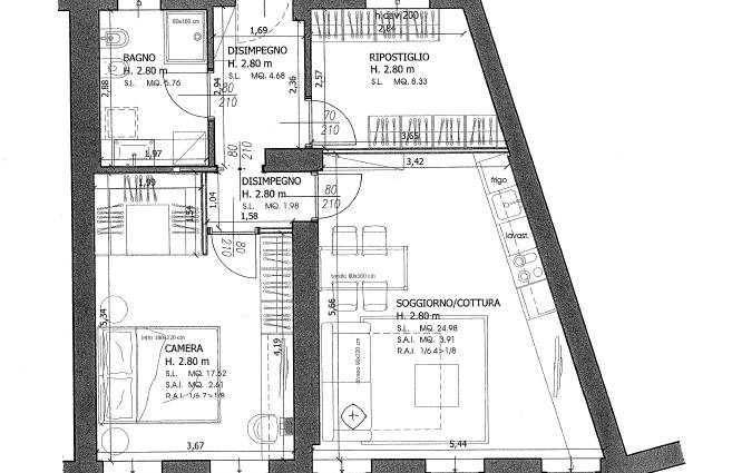 Progetto 3 locali