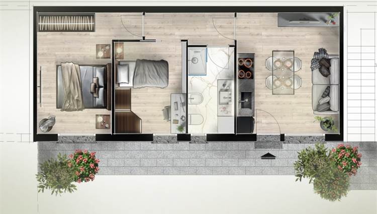 Planimetria arredata